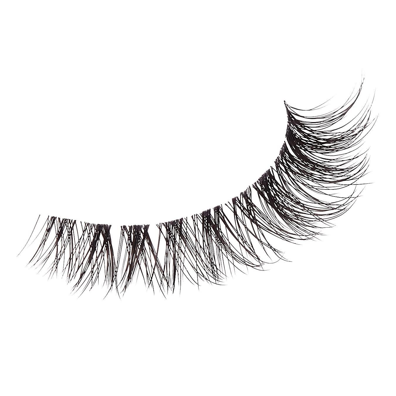 imageKISS Looks So Natural Trio Lash Medium Combo Pack False Eyelashes with Tapered End Technology 3D Lengths amp Angles Easy Grip Tray with BuiltIn Glue Pocket 30 Trio Lashes in Short amp Medium LengthsNo Filters