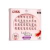 KISS Looks So Natural Trio Lash Medium Combo Pack, False Eyelashes with Tapered End Technology, 3D Lengths & Angles, Easy Grip Tray with Built-In Glue Pocket, 30 Trio Lashes in Short & Medium Lengths(Medium)