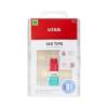 KISS PROFESSIONAL, Press On Nails, Nail glue included, ‘Absolutes’, White, Medium Size, Square Shape, Includes 140 Nails, 3g Glue