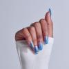 KISS GLAM, Press On Nails, Nail glue included, ‘Glow Forever’, Blue, Medium Size, Almond Shape, Includes 32 Nails, 2g Glue, 1 Manicure Stick, 1 Mini File