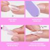 KISS GLAM, Press On Nails, Nail glue included, ‘Starry Serenade’, Blue, Medium Size, Coffin Shape, Includes 32 Nails, 2g Glue, 1 Manicure Stick, 1 Mini File