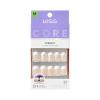 KISS CORE, Press On Nails, Nail glue included, ‘Hopeful’, White, Medium Size, Squoval Shape, Includes 32 Nails, 2g Glue, 1 Manicure Stick, 1 Mini File
