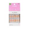 KISS GLAM, Press On Nails, Nail glue included, ‘Blossoming Love’, Beige, Medium Size, Round Shape, Includes 32 Nails, 2g Glue, 1 Manicure Stick, 1 Mini File