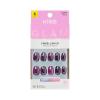 KISS GLAM, Press On Nails, Nail glue included, ‘Simple Joys’, Purple, Short Size, Round Shape, Includes 32 Nails, 2g Glue, 1 Manicure Stick, 1 Mini File