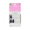 KISS GLAM, Press On Nails, Nail glue included, ‘Starry Serenade’, Blue, Medium Size, Coffin Shape, Includes 32 Nails, 2g Glue, 1 Manicure Stick, 1 Mini File