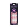 KISS imPRESS No Glue Mani Press On Nails, Design, ‘Venus’, Pink, Medium Size, Almond Shape, Includes 30 Nails, Prep Pad, Instructions Sheet, 1 Manicure Stick, 1 Mini File