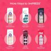 KISS imPRESS No Glue Mani Press On Nails, Mini, ‘Berry Best’, Multicolor, Kids Size, Squoval Shape, Includes 20 Nails, 1 Mini File