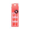 imageKISS imPRESS No Glue Mani Press On Nails Color Happier Vibes Orange Short Size Squoval Shape Includes 30 Nails Prep Pad Instructions Sheet 1 Manicure Stick 1 Mini File