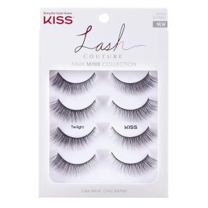 Kiss Lash Couture Faux Mink – Twilight Multipack, 4 Count