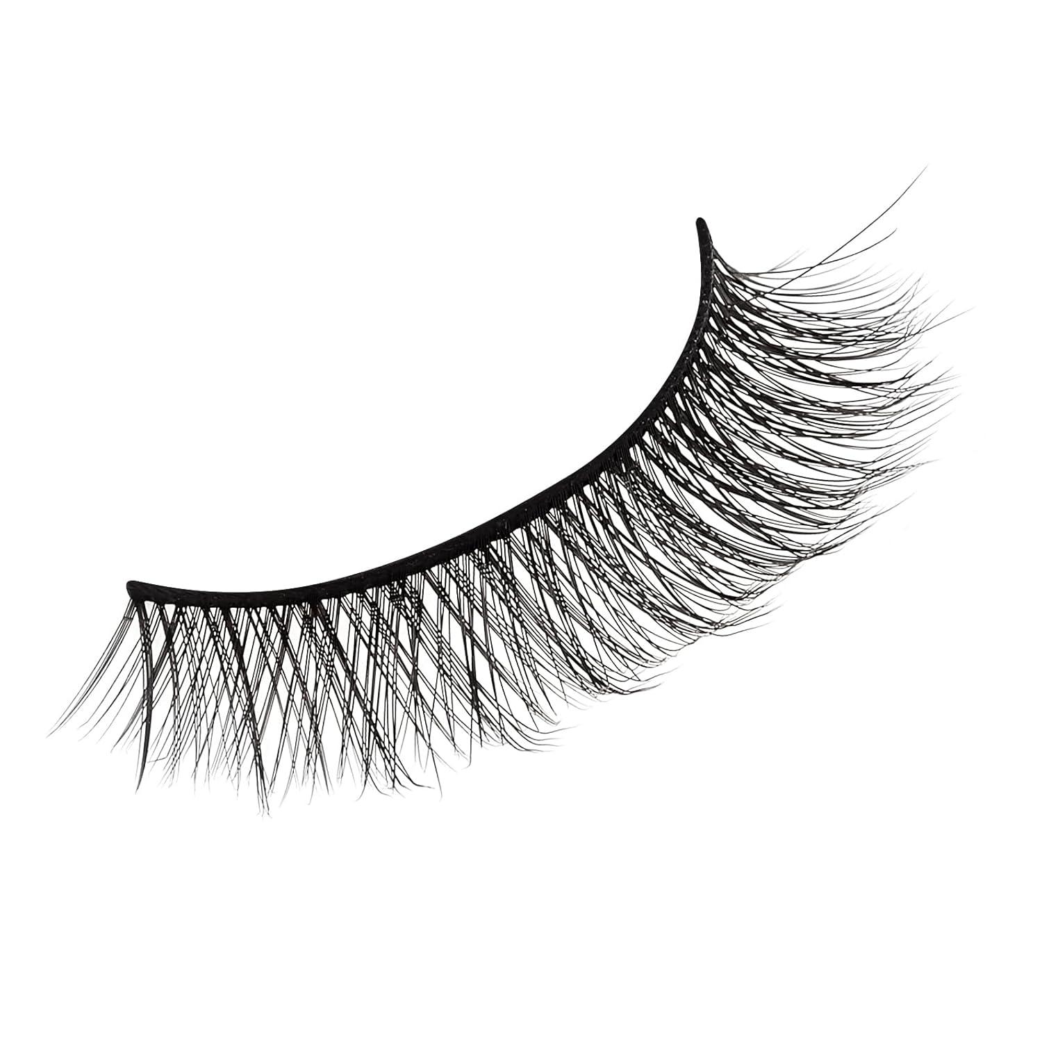 imageKISS Lash Couture Faux Mink False Eyelashes Multipack Celebrity Favorite Wispy Effect Volume amp Curl Lash Extensions Look Crisscross Pattern Reusable Cruelty Free Contact Lens Friendly 4PairMink Variety