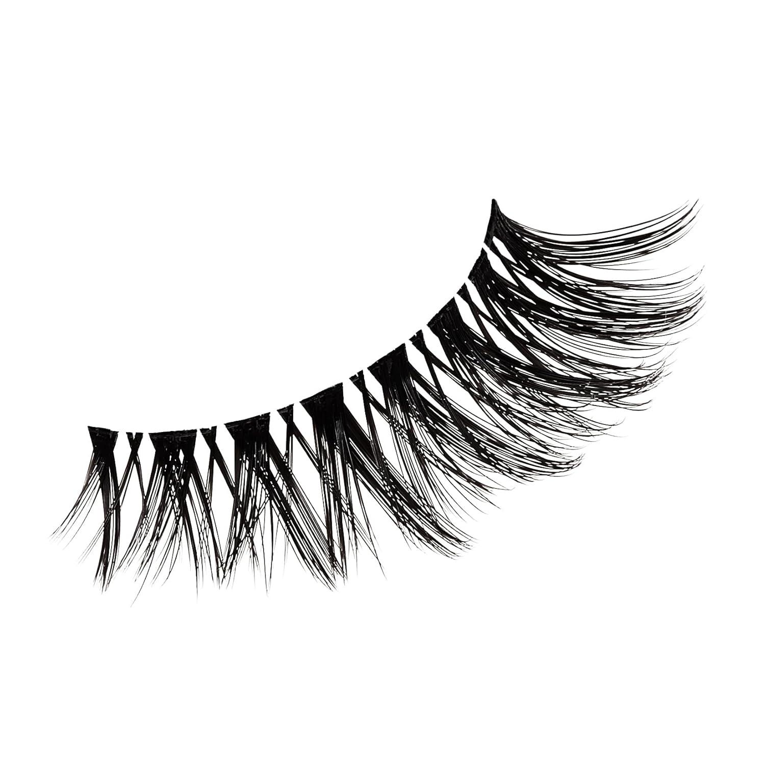 imageKISS Lash Couture Faux Mink False Eyelashes Multipack Celebrity Favorite Wispy Effect Volume amp Curl Lash Extensions Look Crisscross Pattern Reusable Cruelty Free Contact Lens Friendly 4PairMink Variety