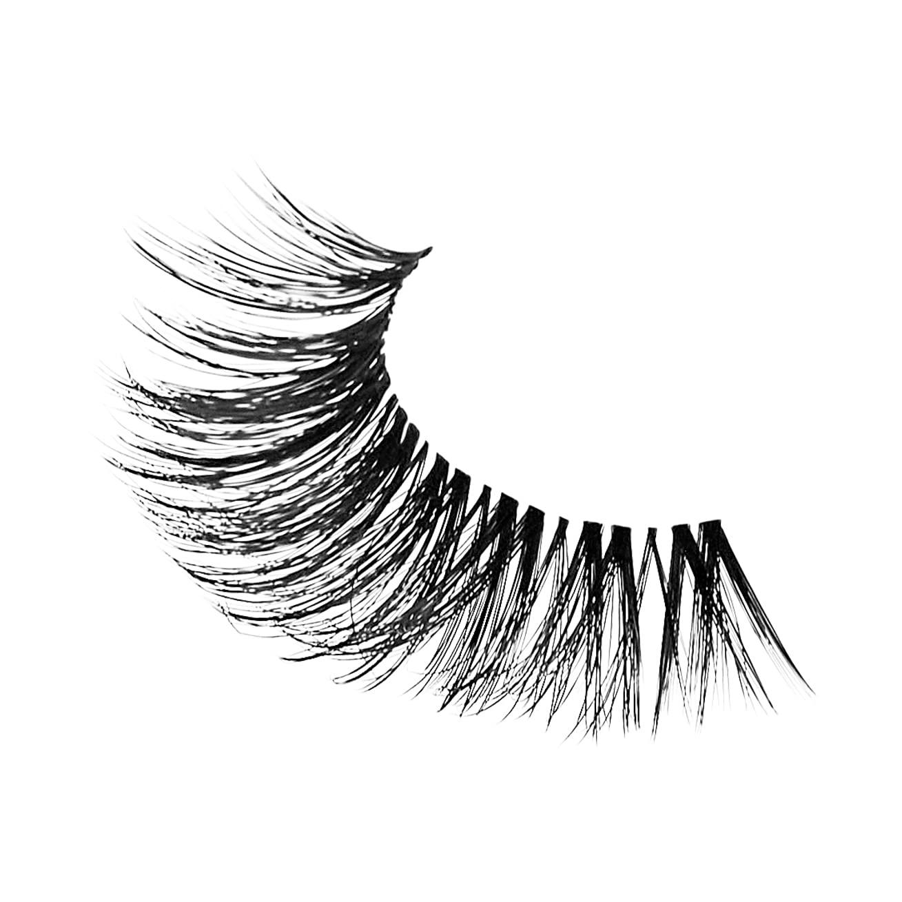 imageKISS My Lash But Bolder 3D Volume False Eyelashes Slim Thicc Black Comfortable Voluminous NaturalLooking Faux Mink Vegan Fuller 3D Lashes Superfine Knotless Fluffy amp Soft 1 PairSlim Thicc