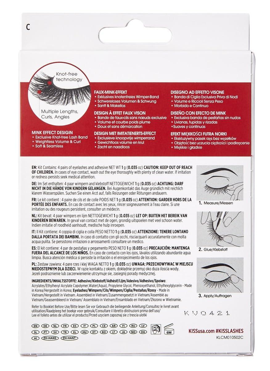 imageKiss Lash Couture Faux Mink Little Black Dress MultiPack Pack of 6
