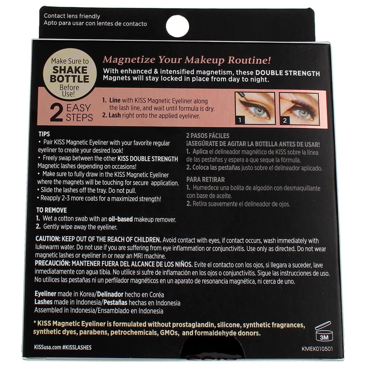 imageKiss Magnetic Eyeliner And Eyelash Kit Lure Pack of 6