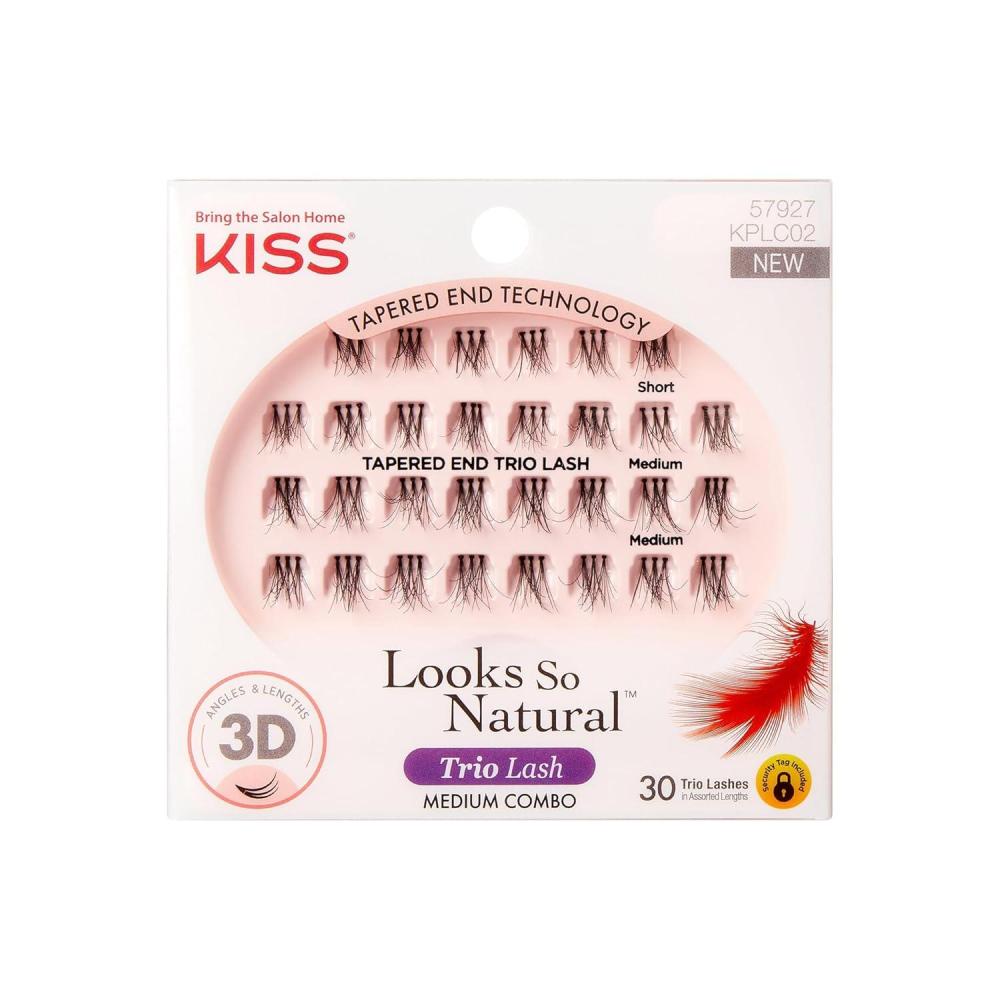 imageKiss EverEz Trio Lashes Medium Combo 2 Pack