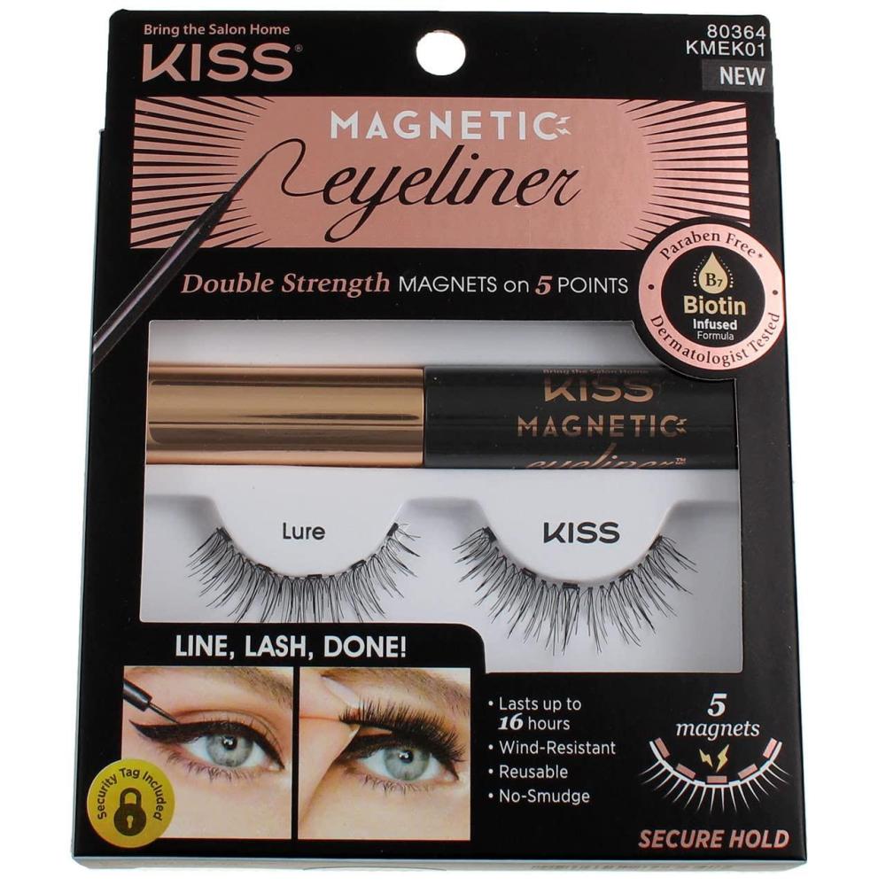 imageKiss Magnetic Eyeliner And Eyelash Kit Lure Pack of 6