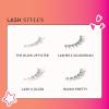 KISS Filter Lashes, AI-Inspired Spiky False Eyelashes, 1 Pair, Medium (10-12mm), Wispy 3D Volume, Natural Look, Lash Glue Included, LASHES II xoJourdan (Pack of 3)