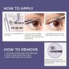 KISS Impress Falsies Long Lasting Self-Adhesive Eyelashes, ‘Demi Edgy’, 5 Day Extended Wear Time, 24 Natural Volume Eyelash Clusters (5, 6, 8, 10, 12 and 14 mm), Precise Non-Stick Applicator