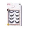 KISS Lash Couture Faux Mink False Eyelashes Multipack, Celebrity Favorite Wispy Effect, Volume & Curl, Lash Extensions Look, Crisscross Pattern, Reusable, Cruelty Free, Contact Lens Friendly, 4-Pair(Mink Variety)