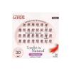 KISS Looks So Natural Trio Lash Medium Combo Pack with 30 Short & Medium Lengths, Falscara Remover for Lash Adhesive & False Eyelash Wisps, Includes 1 Bottle of Lash Remover, Net Wt. 50 ml