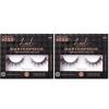 KISS Lash Couture Masterpiece Hand-Woven Faux Mink False Eyelashes, Style ‘Prêt-À-Porter’, 12mm, Easy to Apply, Reusable, Vegan, Cruelty Free, 1 Pair Strip Lashes (Pack of 2)(Prêt-À-Porter)