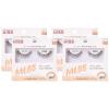 KISS My Lash But Bolder 3D Volume False Eyelashes – Slim Thicc, Black, Comfortable, Voluminous, Natural-Looking, Faux Mink, Vegan, Fuller, 3D Lashes, Superfine, Knotless, Fluffy & Soft | 1 Pair(Blessed)
