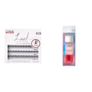 KISS Lash Couture Faux Mink Venus Lash Extensions, 60 Clusters + KISS Falscara Rosewater Lash Remover, Net Wt. 50 ml