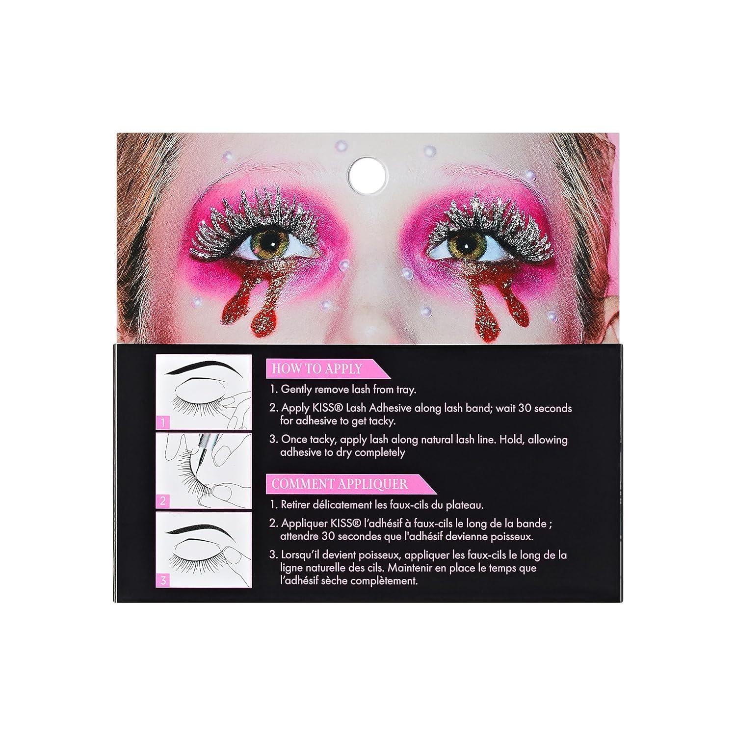 imageKISS Halloween Limited Edition Pink Zombie False Eyelashes 1 Pair PinkfectiousAbracadabra