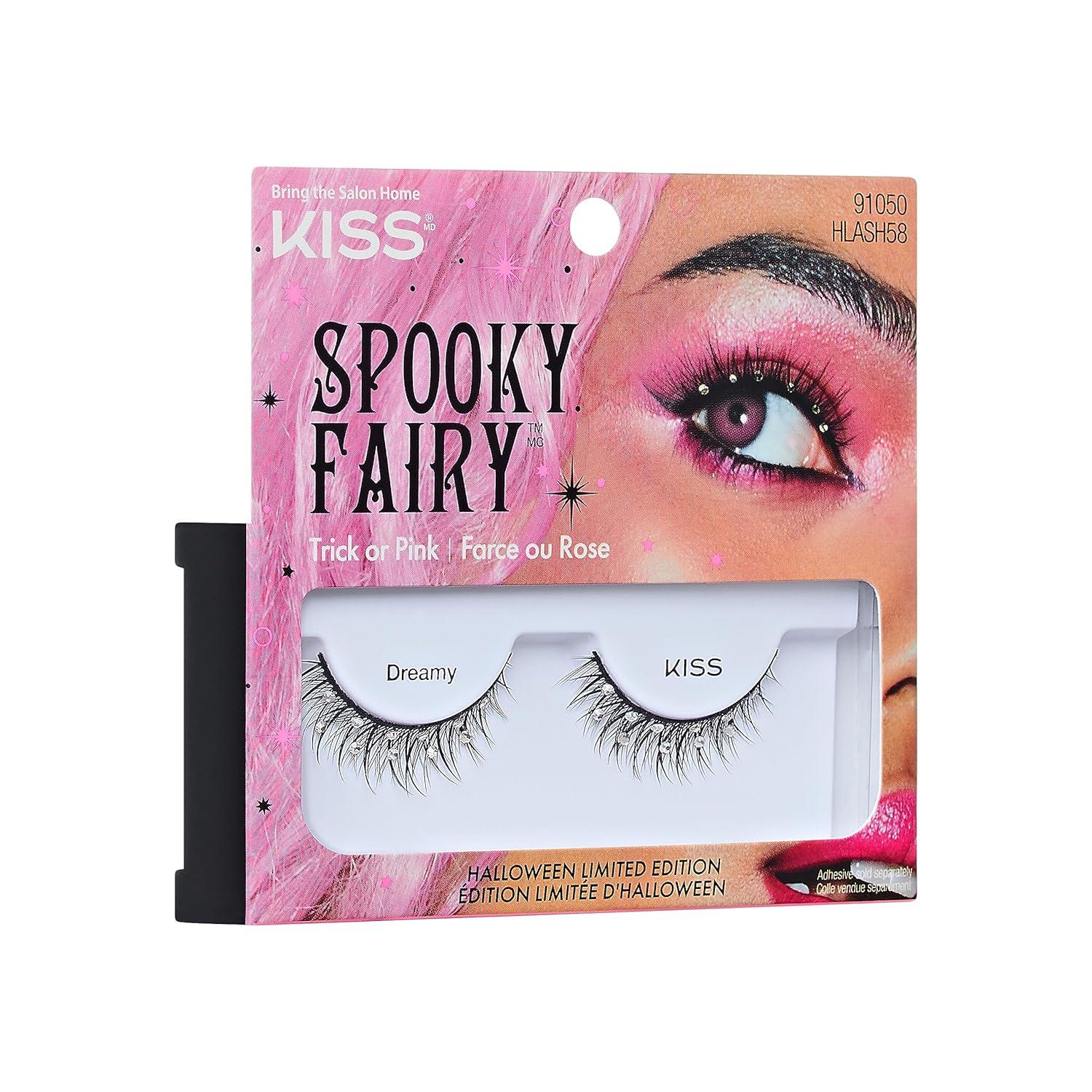 imageKISS Halloween Limited Edition Pink Zombie False Eyelashes 1 Pair PinkfectiousDreamy