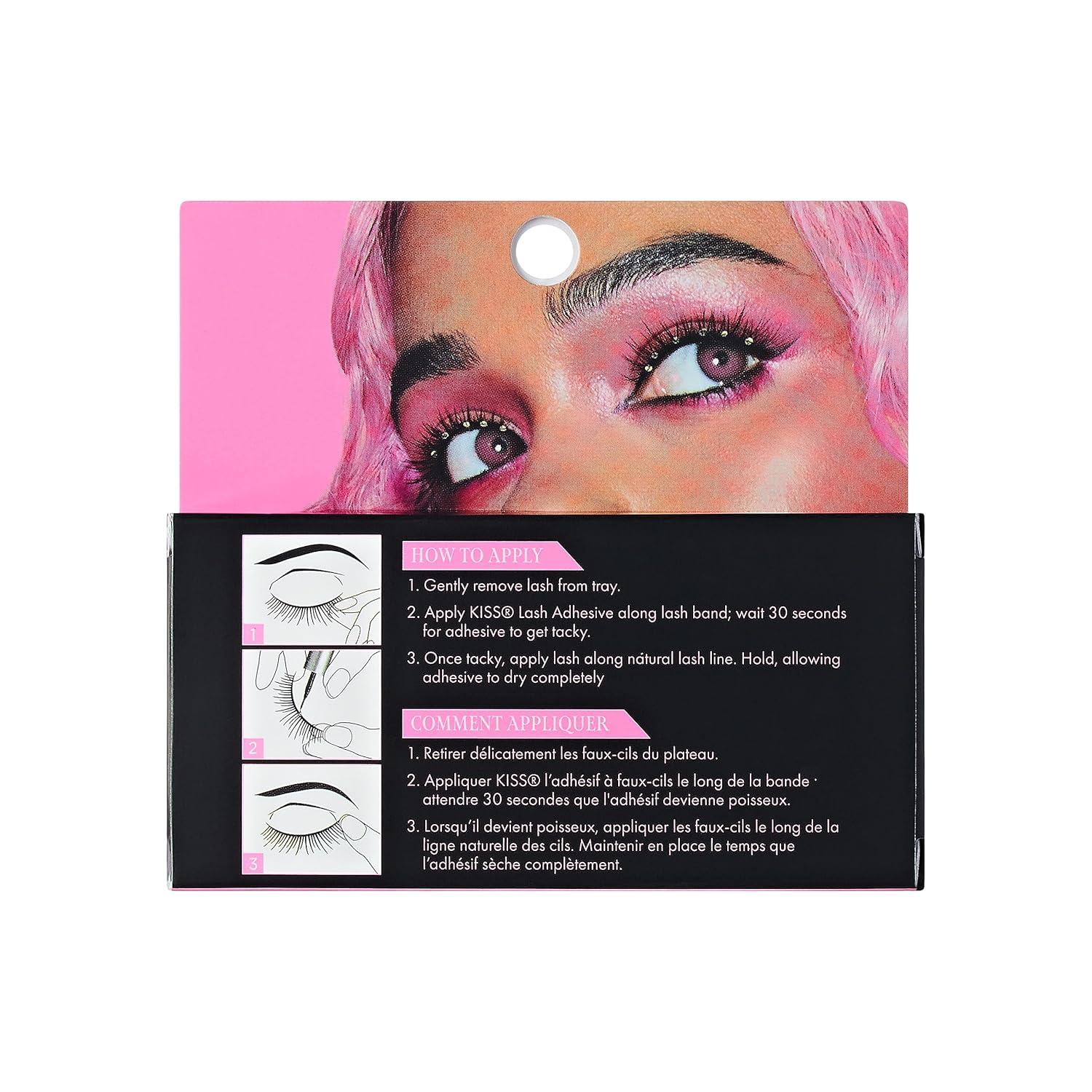 imageKISS Halloween Limited Edition Pink Zombie False Eyelashes 1 Pair PinkfectiousDreamy