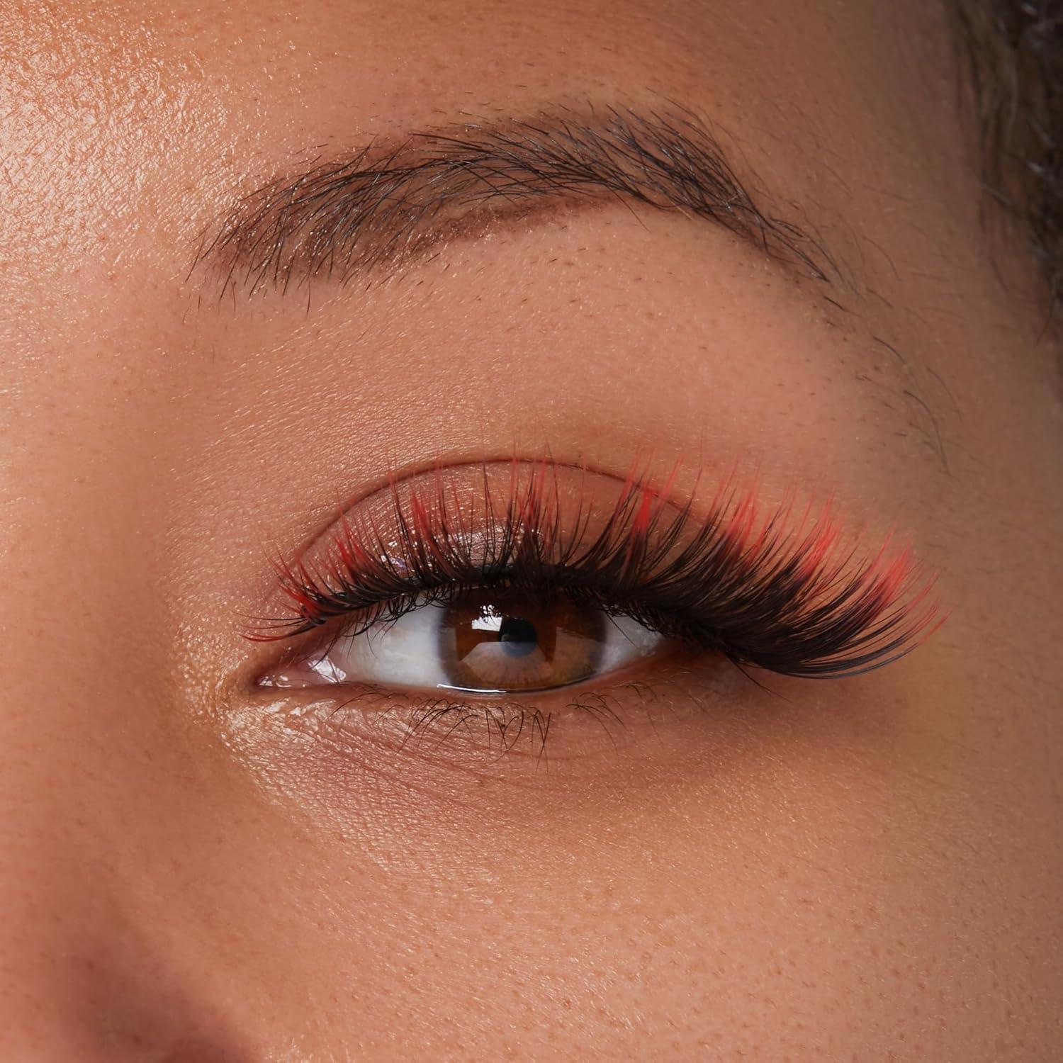 imageKISS Halloween Limited Edition Pink Zombie False Eyelashes 1 Pair PinkfectiousPink Blood