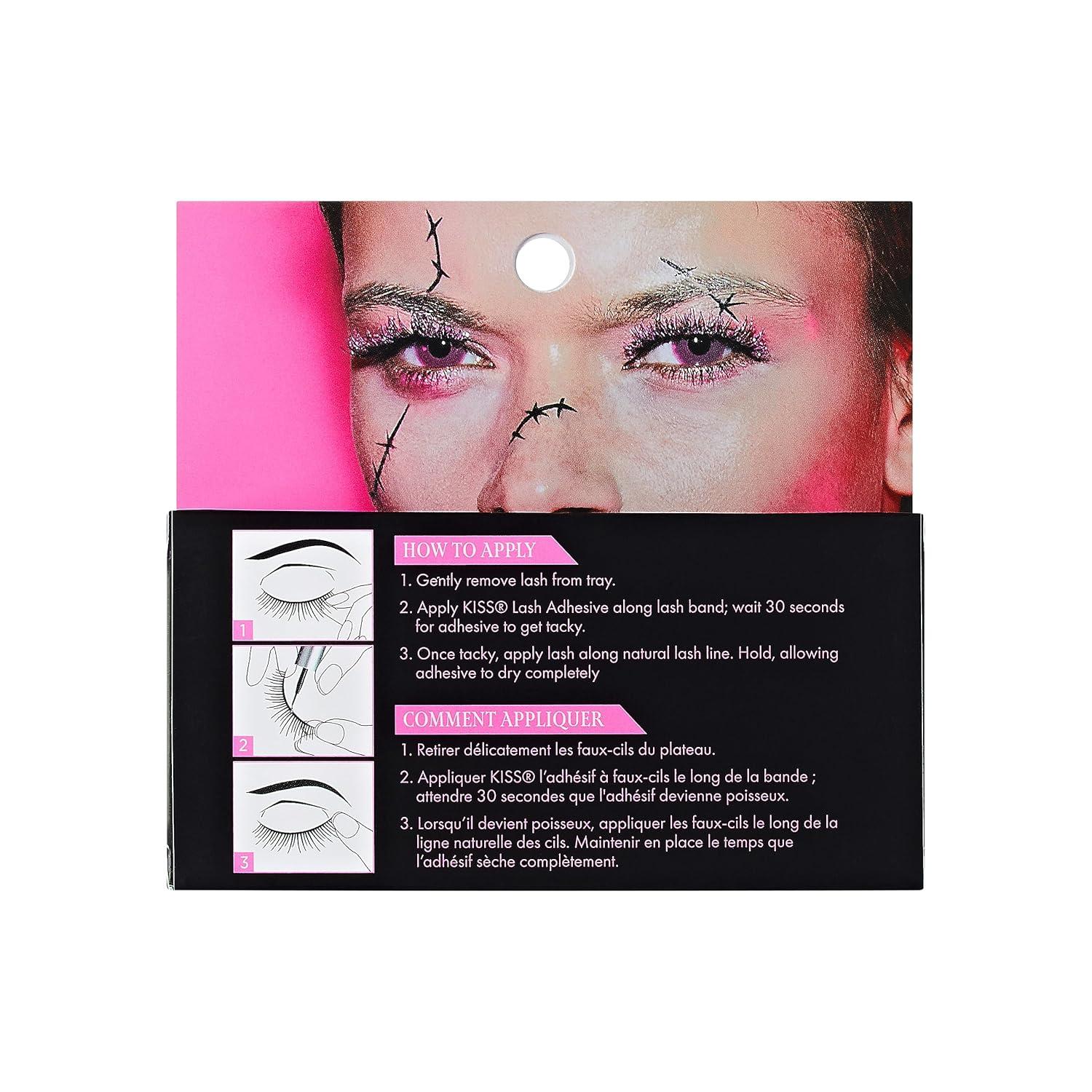 imageKISS Halloween Limited Edition Pink Zombie False Eyelashes 1 Pair PinkfectiousPinkfectious