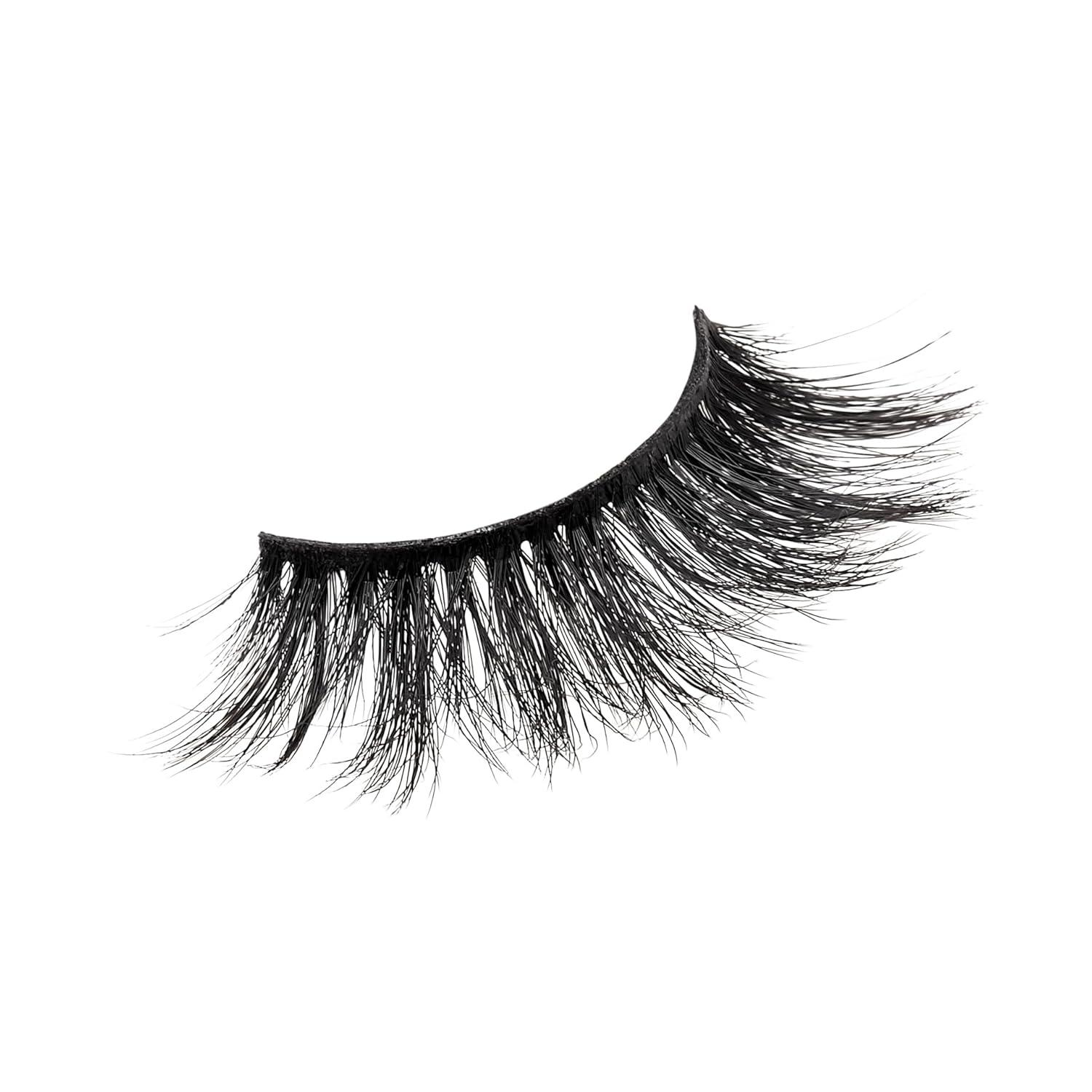 imageKISS Lash Couture 3D Matte False Eyelashes Matte Cheviot 18mm20mm Includes 4 Pairs Of Lashes Contact Lens Friendly Easy to Apply Reusable Strip Lashes Pack of 2