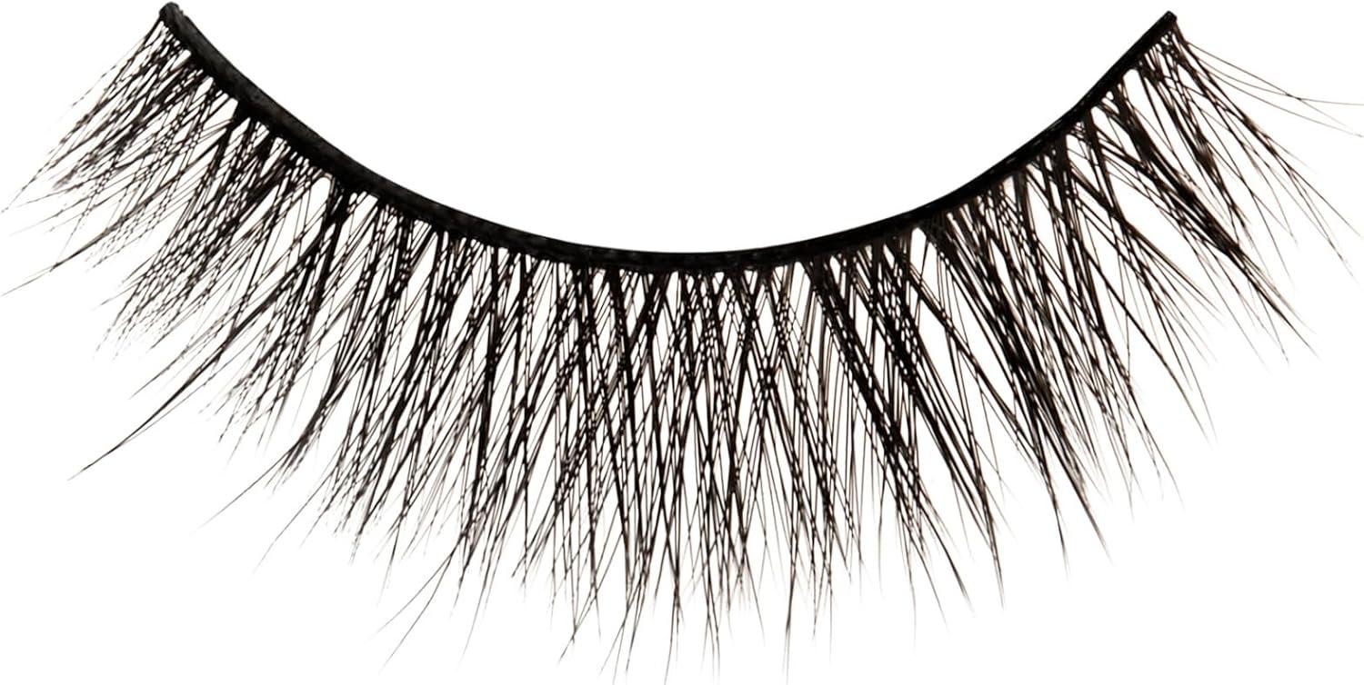 imageKISS Lash Couture Faux Mink Collection False Eyelashes Little Black Dress 10mm Easy to Apply Reusable Vegan amp Cruelty free No Damage To Natural Lashes 1 Pair Strip LashesBlack