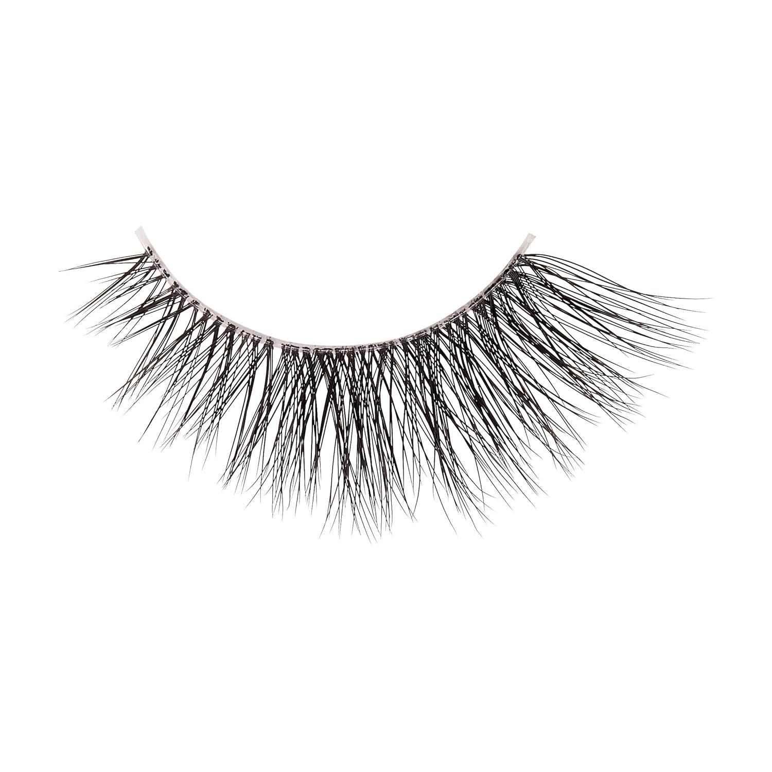 imageKISS Lash Couture LuXtensions Collection 1 Pair of Fake Lashes Classic Light and Flexible FauxMink Eyelash with Super Slim Band includes Lash Glue