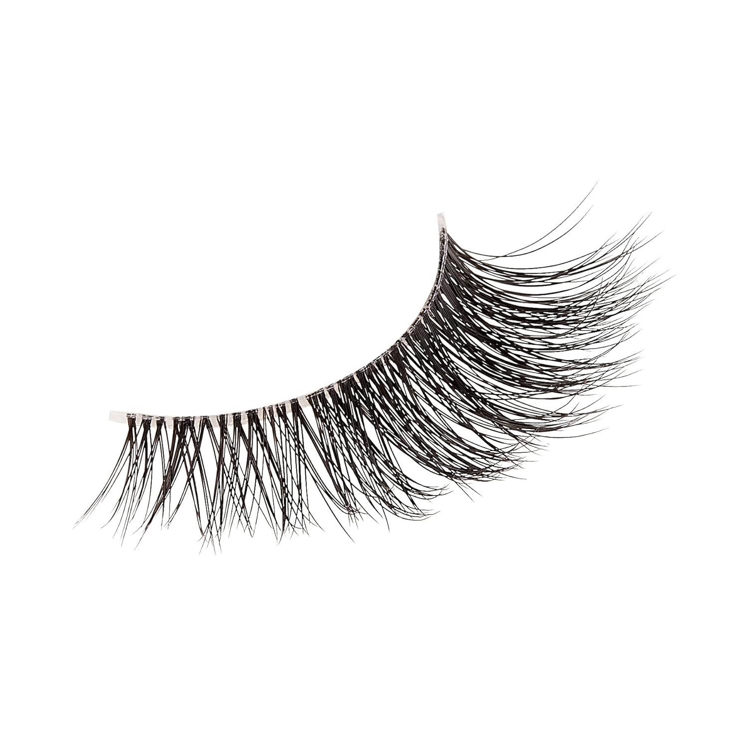imageKISS Lash Couture LuXtensions Collection 1 Pair of Fake Lashes Classic Light and Flexible FauxMink Eyelash with Super Slim Band includes Lash Glue