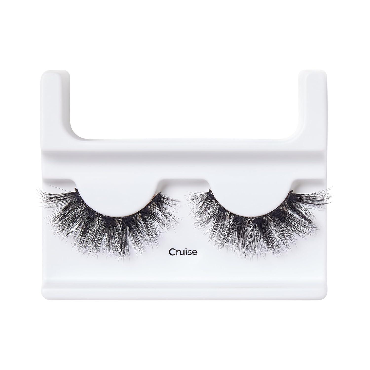 imageKISS Lash Couture Masterpiece False Eyelashes Cruise 12 mm Contact Lens Friendly Easy to Apply HandWoven Faux Mink Reusable Strip Lashes Includes 1 Pair of Lashes Pack of 2