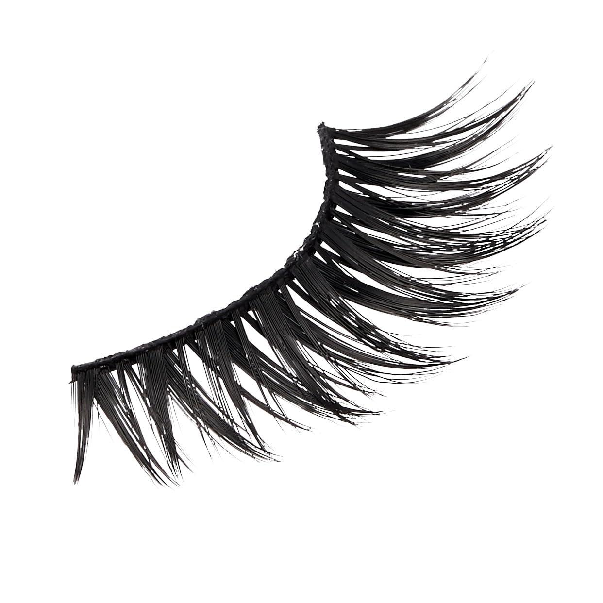 imageKISS Lash Couture Triple Push Up Collection 3D Volume False Eyelashes with Triple Design Technology MultiAngles amp Lengths CrueltyFree Contact Lens Friendly and Reusable Style Brassiere 1 Pair