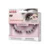 KISS Falscara DIY Eyelash Extension Volumizing Wisps – Featherlight Synthetic Reusable Artificial Eyelashes Pack of 10 Mini Lash Clusters for that Authentic Eyelash Extension Look