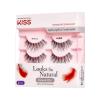 KISS False Eyelashes Sultry, 2 Pairs, Reusable | Lightweight & Comfortable | Tapered End Technology | Cruelty-Free | Contact Lens Friendly(Sult)