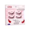 KISS False Eyelashes Sultry, 2 Pairs, Reusable | Lightweight & Comfortable | Tapered End Technology | Cruelty-Free | Contact Lens Friendly(Sult)