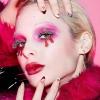 KISS Halloween Limited Edition Pink Zombie False Eyelashes, 1 Pair – Pinkfectious(Abracadabra)
