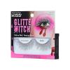 KISS Halloween Limited Edition Pink Zombie False Eyelashes, 1 Pair – Pinkfectious(Abracadabra)