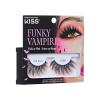 KISS Halloween Limited Edition Pink Zombie False Eyelashes, 1 Pair – Pinkfectious(Pink Blood)