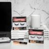 KISS Magnetic Lashes, Charm, 1 Pair of Synthetic False Eyelashes With 5 Double Strength Magnets, Wind Resistant, Dermatologist Tested Fake Lashes Last Up To 16 Hours, Reusable Up To 15 Times, Black(2 Count (Pack of 4))