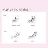 KISS The New Natural False Eyelashes, Easy to Apply, Reusable Fake Lashes, Cruelty Free, Includes 24 Short & Medium Length (12mm-16mm) Natural Volume Trio Lash Clusters – Style ‘Noir’ (Pack of 3)