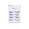 KISS Lash Couture False Eyelashes Little Black Dress, 12 mm, 4 Pairs + KISS Strip Lash Adhesive, Clear, 0.21 fl oz