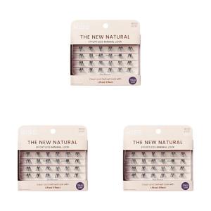 KISS The New Natural False Eyelashes, Easy to Apply, Reusable Fake Lashes, Cruelty Free, Includes 24 Short & Medium Length (12mm-16mm) Natural Volume Trio Lash Clusters – Style ‘Noir’ (Pack of 3)