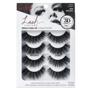 Kiss Lash Couture Triple Push- Up Collection Bombshell (Pack of 6)