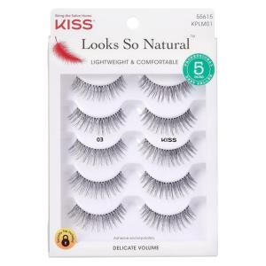 Kiss Looks So Natural Lashes #03 Lightweight & Comfortable (Pack of 3)